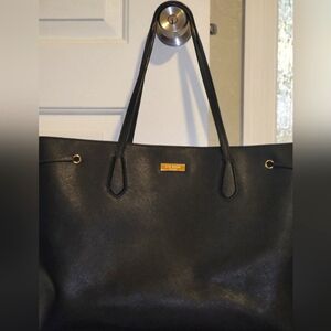 Kate spade large black tote, lightly used